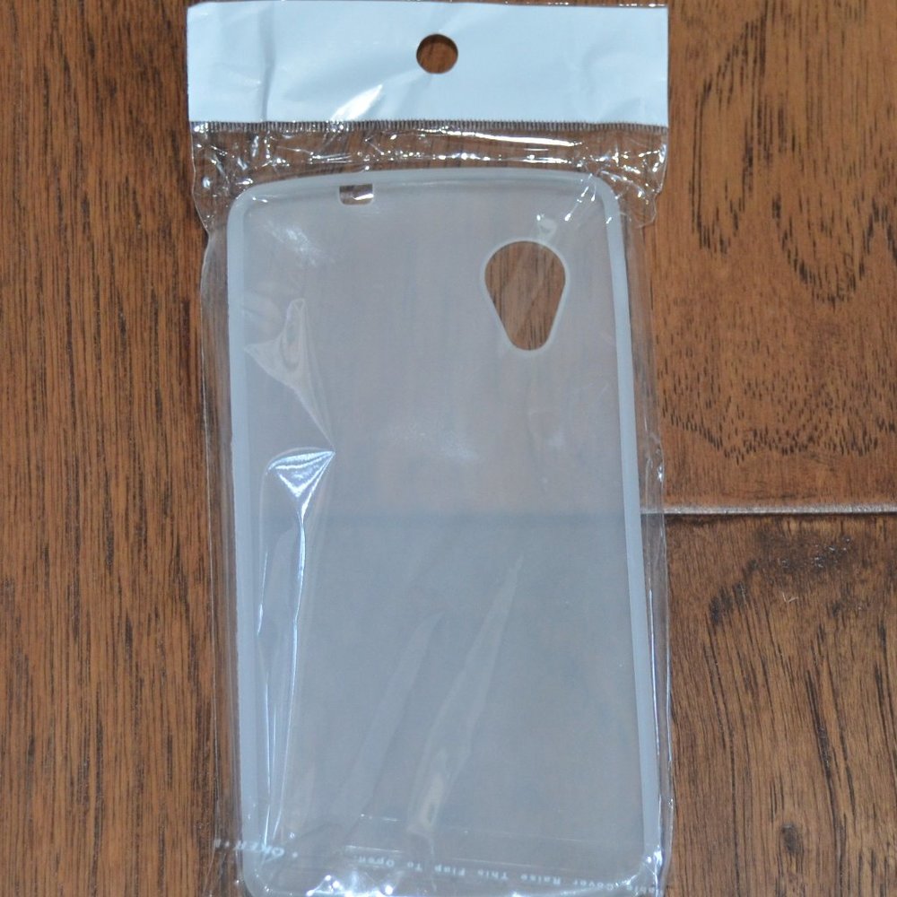 Nexus 5 Cell Phone Case Soft Plastic in Frost White